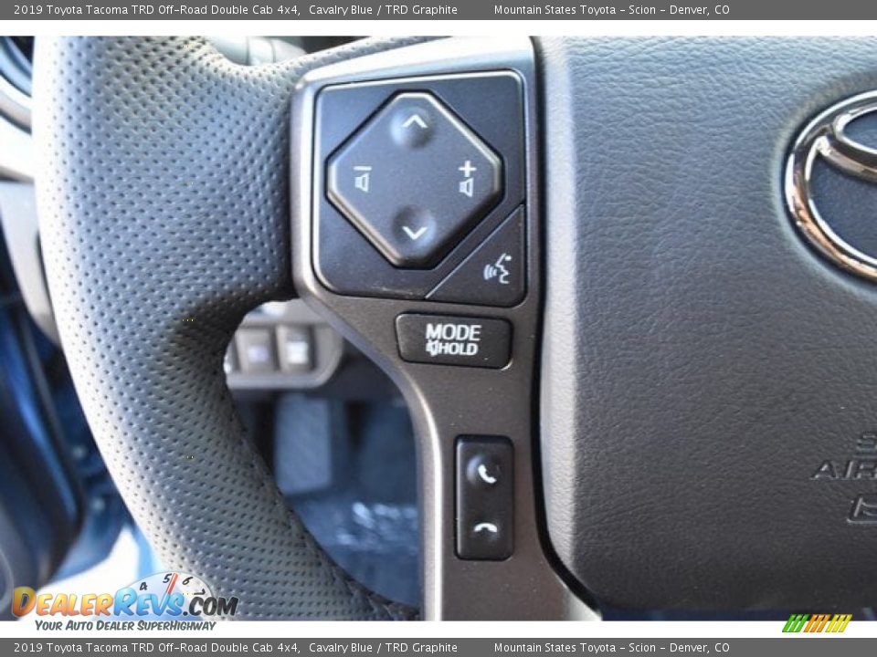 2019 Toyota Tacoma TRD Off-Road Double Cab 4x4 Steering Wheel Photo #26