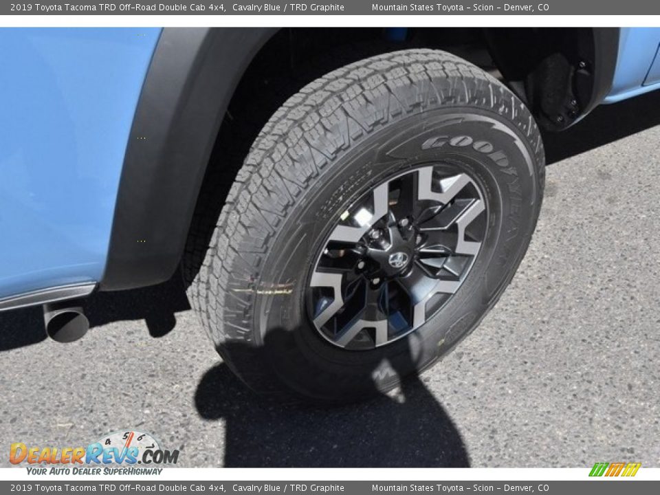 2019 Toyota Tacoma TRD Off-Road Double Cab 4x4 Cavalry Blue / TRD Graphite Photo #34