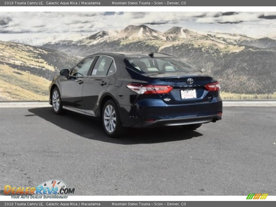2019 Toyota Camry LE Galactic Aqua Mica / Macadamia Photo #3