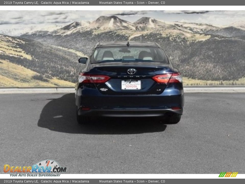 2019 Toyota Camry LE Galactic Aqua Mica / Macadamia Photo #4