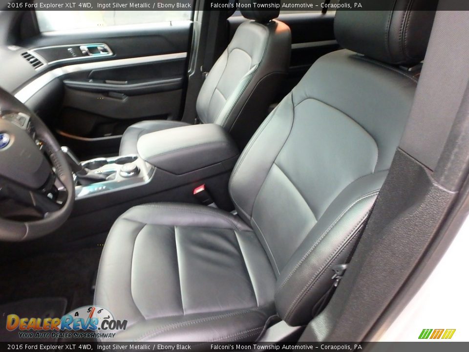 2016 Ford Explorer XLT 4WD Ingot Silver Metallic / Ebony Black Photo #15