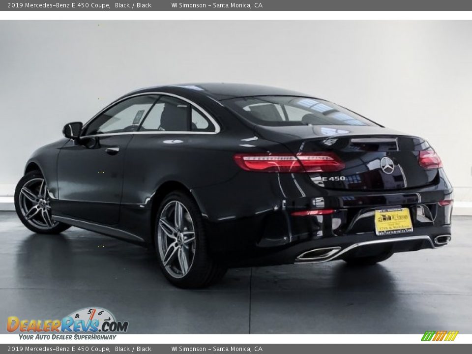 2019 Mercedes-Benz E 450 Coupe Black / Black Photo #2