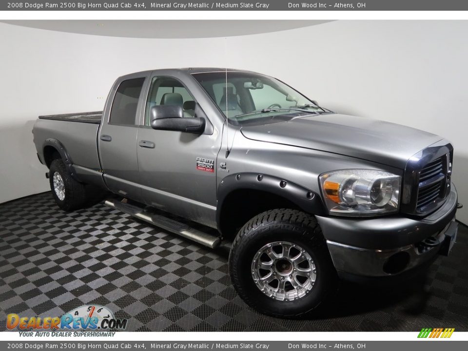 2008 Dodge Ram 2500 Big Horn Quad Cab 4x4 Mineral Gray Metallic / Medium Slate Gray Photo #3