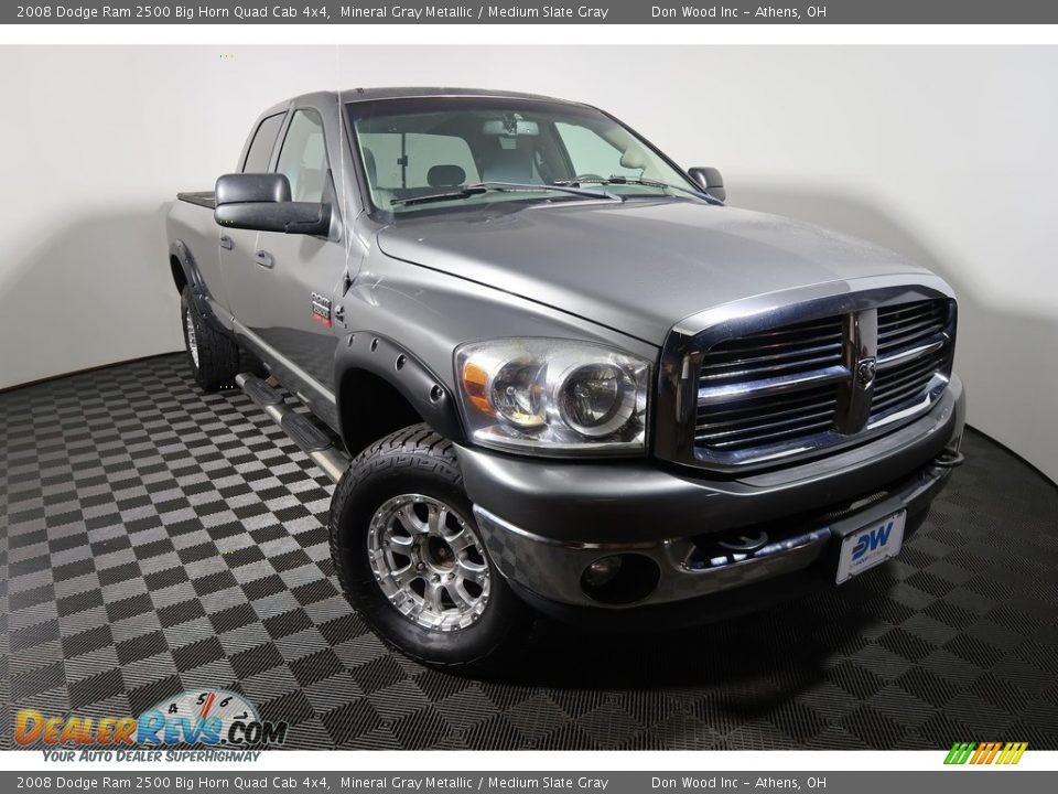 2008 Dodge Ram 2500 Big Horn Quad Cab 4x4 Mineral Gray Metallic / Medium Slate Gray Photo #4
