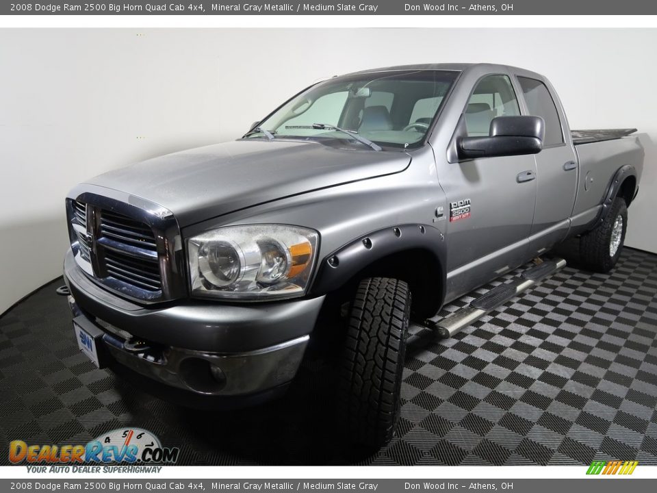 2008 Dodge Ram 2500 Big Horn Quad Cab 4x4 Mineral Gray Metallic / Medium Slate Gray Photo #6