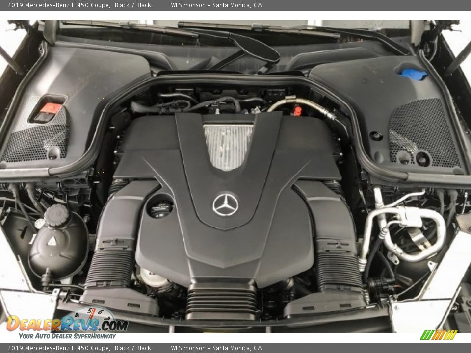 2019 Mercedes-Benz E 450 Coupe Black / Black Photo #8