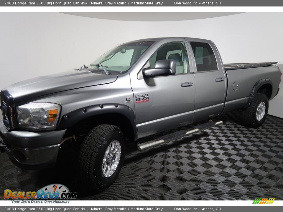 2008 Dodge Ram 2500 Big Horn Quad Cab 4x4 Mineral Gray Metallic / Medium Slate Gray Photo #7