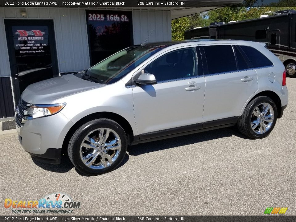 2012 Ford Edge Limited AWD Ingot Silver Metallic / Charcoal Black Photo #1