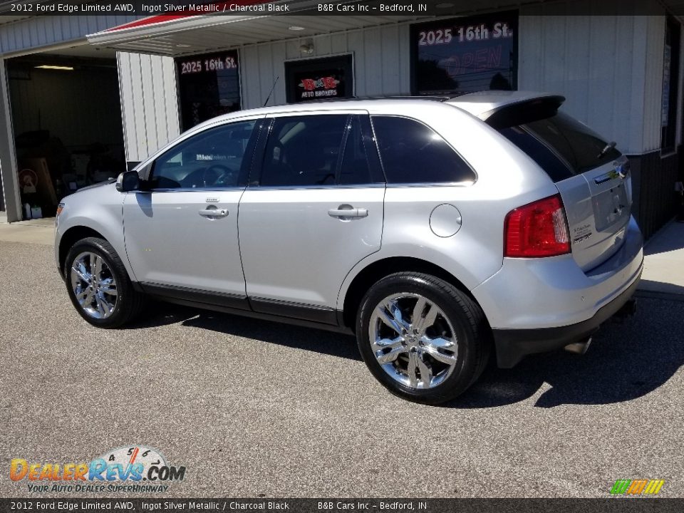 2012 Ford Edge Limited AWD Ingot Silver Metallic / Charcoal Black Photo #3