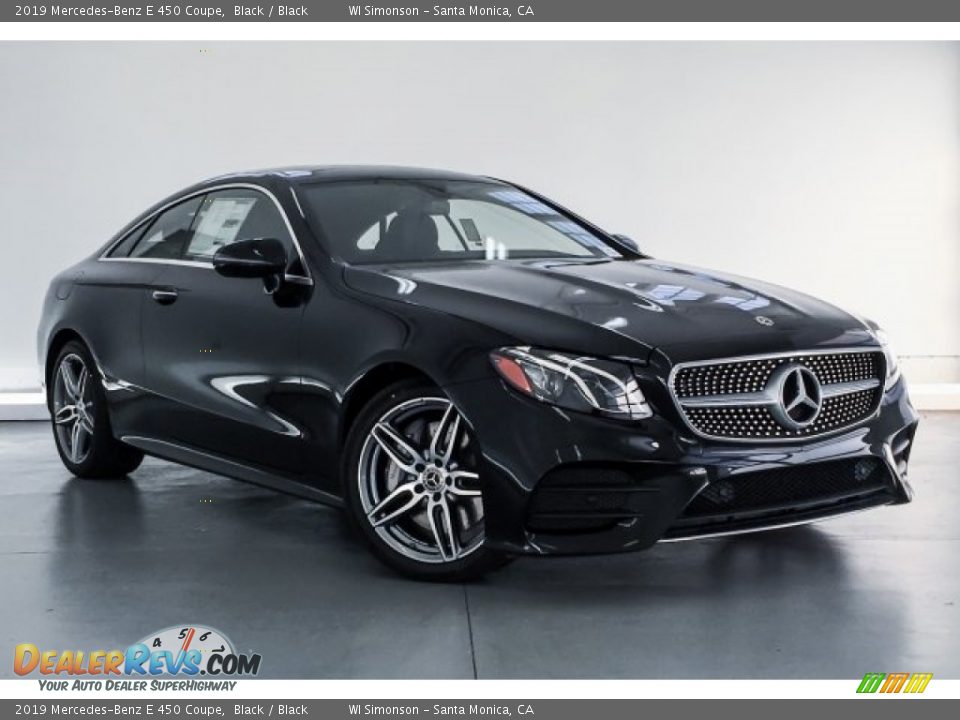 2019 Mercedes-Benz E 450 Coupe Black / Black Photo #12