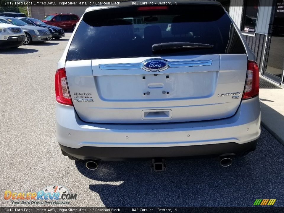 2012 Ford Edge Limited AWD Ingot Silver Metallic / Charcoal Black Photo #4