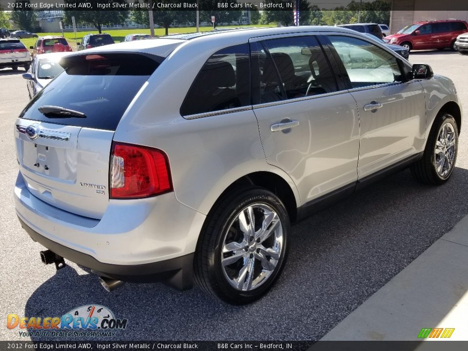 2012 Ford Edge Limited AWD Ingot Silver Metallic / Charcoal Black Photo #5