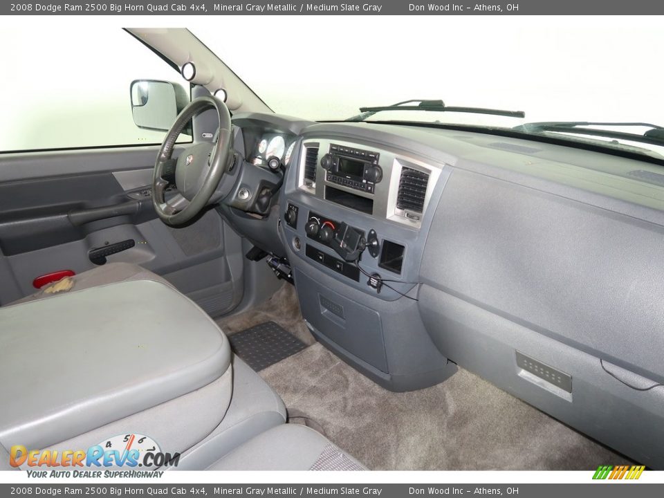 2008 Dodge Ram 2500 Big Horn Quad Cab 4x4 Mineral Gray Metallic / Medium Slate Gray Photo #13