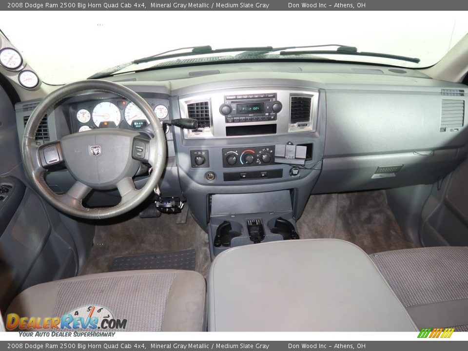 2008 Dodge Ram 2500 Big Horn Quad Cab 4x4 Mineral Gray Metallic / Medium Slate Gray Photo #14