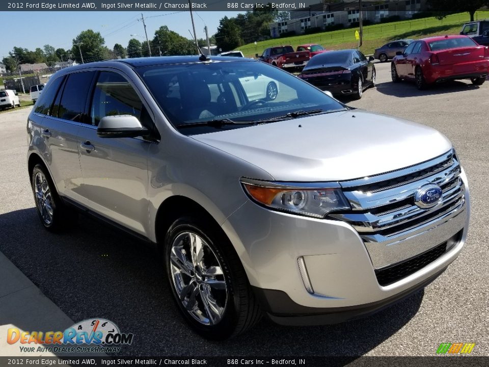2012 Ford Edge Limited AWD Ingot Silver Metallic / Charcoal Black Photo #6