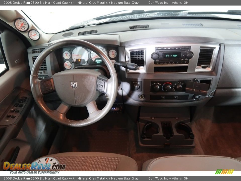 2008 Dodge Ram 2500 Big Horn Quad Cab 4x4 Mineral Gray Metallic / Medium Slate Gray Photo #15
