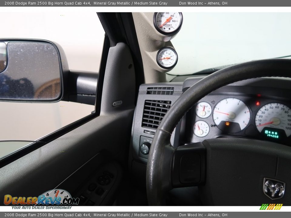 2008 Dodge Ram 2500 Big Horn Quad Cab 4x4 Mineral Gray Metallic / Medium Slate Gray Photo #17
