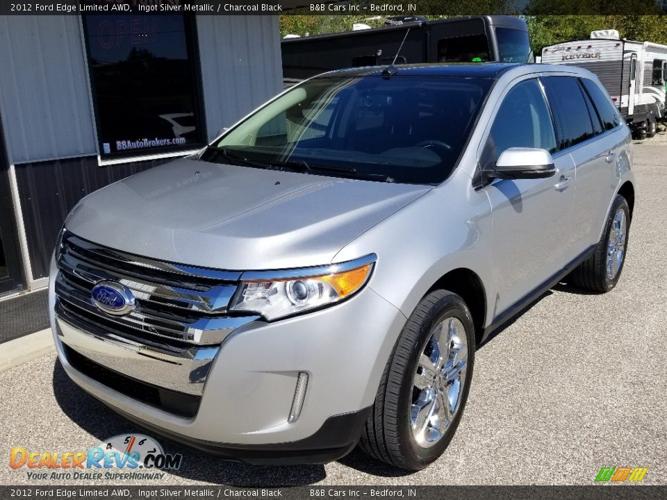 2012 Ford Edge Limited AWD Ingot Silver Metallic / Charcoal Black Photo #8
