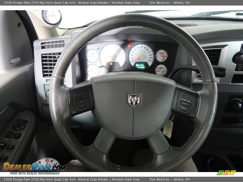2008 Dodge Ram 2500 Big Horn Quad Cab 4x4 Mineral Gray Metallic / Medium Slate Gray Photo #18