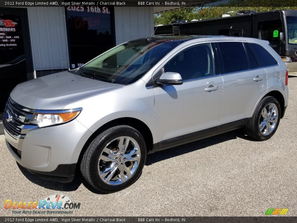 2012 Ford Edge Limited AWD Ingot Silver Metallic / Charcoal Black Photo #9