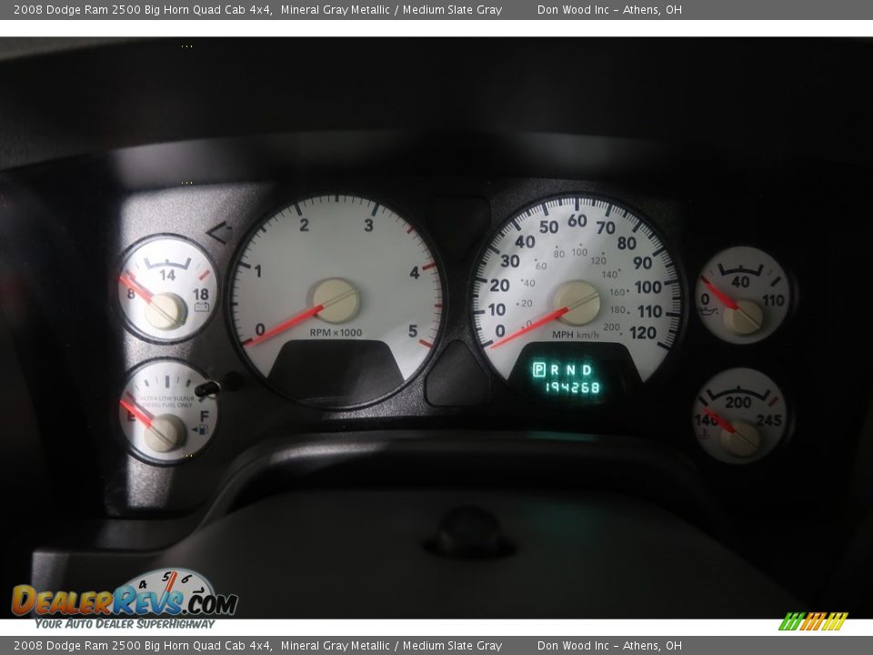 2008 Dodge Ram 2500 Big Horn Quad Cab 4x4 Mineral Gray Metallic / Medium Slate Gray Photo #20