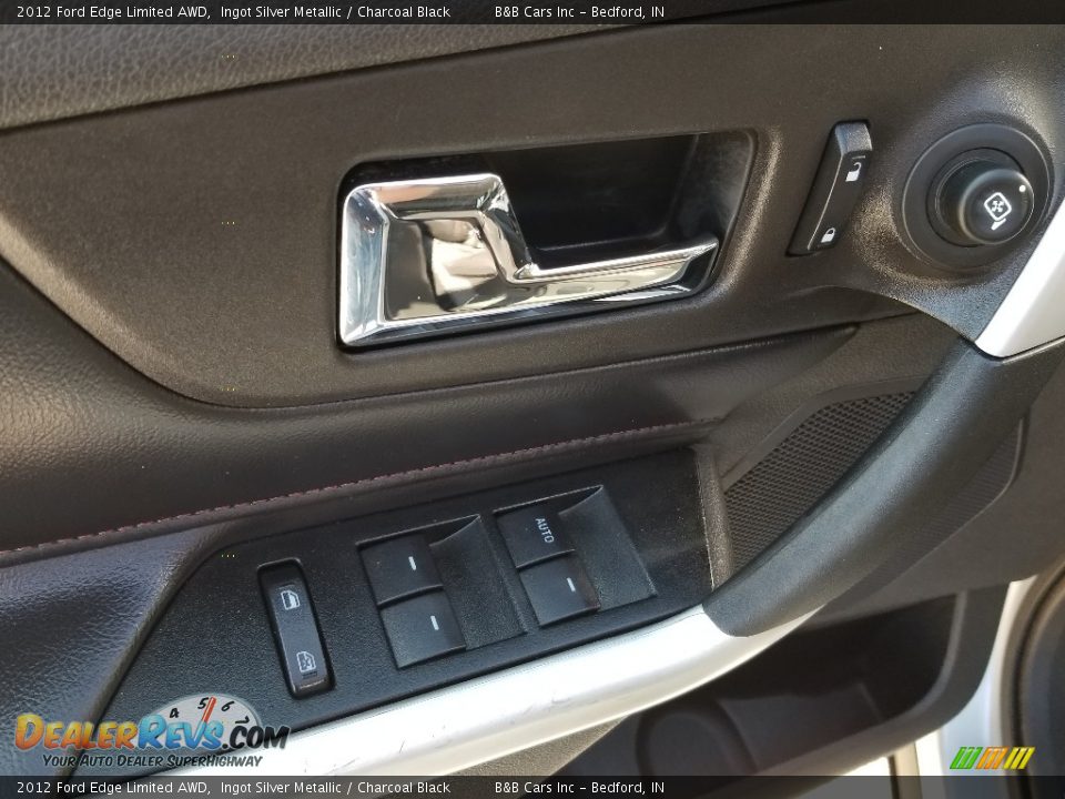 2012 Ford Edge Limited AWD Ingot Silver Metallic / Charcoal Black Photo #10