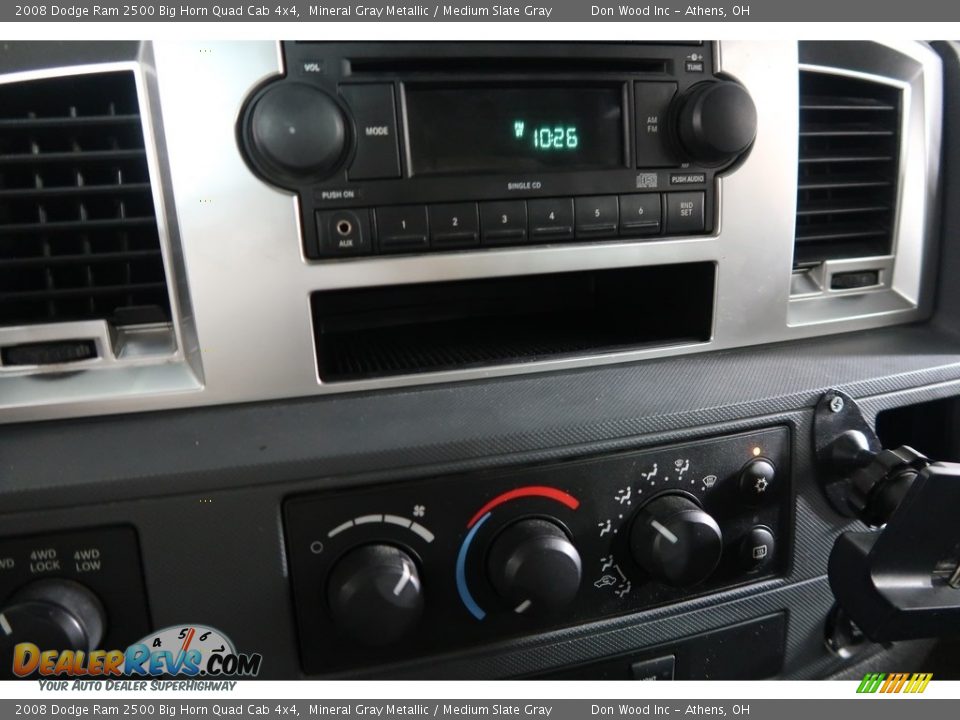 2008 Dodge Ram 2500 Big Horn Quad Cab 4x4 Mineral Gray Metallic / Medium Slate Gray Photo #22