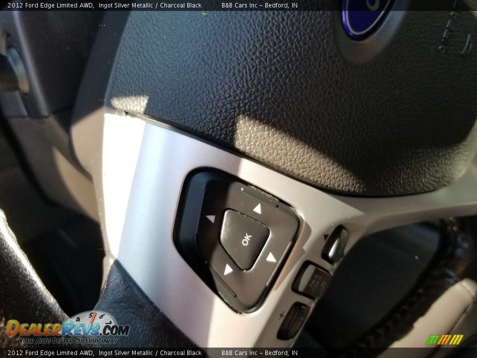2012 Ford Edge Limited AWD Ingot Silver Metallic / Charcoal Black Photo #13