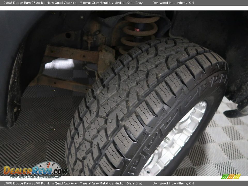 2008 Dodge Ram 2500 Big Horn Quad Cab 4x4 Mineral Gray Metallic / Medium Slate Gray Photo #25