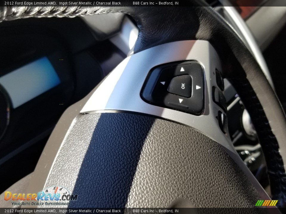 2012 Ford Edge Limited AWD Ingot Silver Metallic / Charcoal Black Photo #14