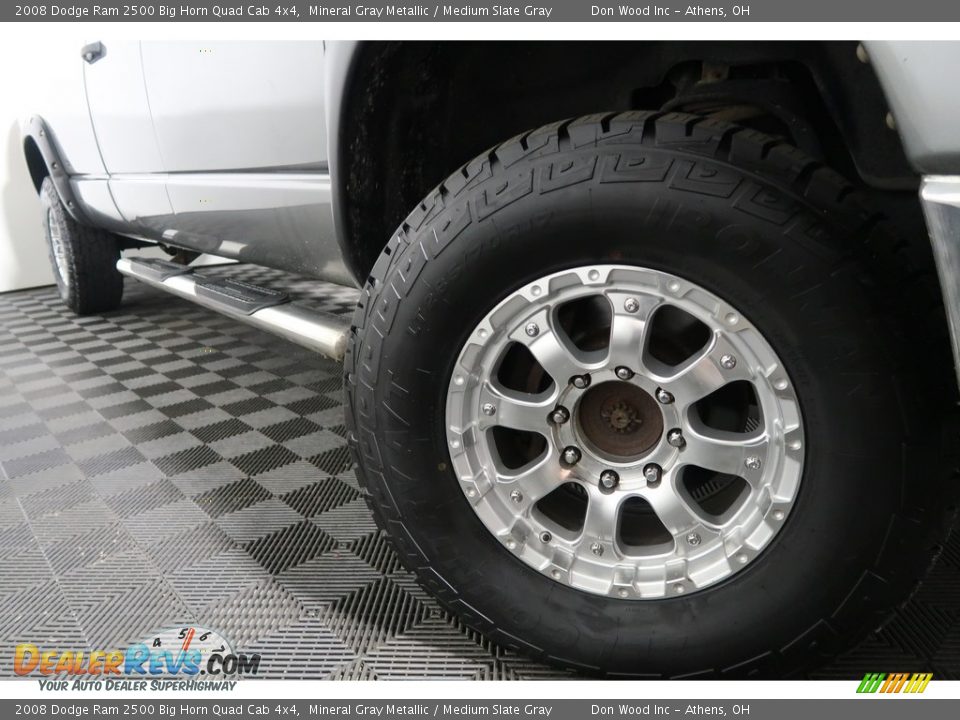 2008 Dodge Ram 2500 Big Horn Quad Cab 4x4 Mineral Gray Metallic / Medium Slate Gray Photo #26
