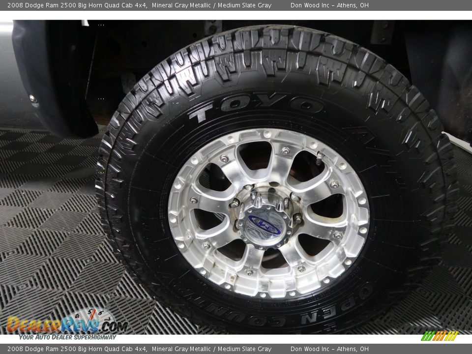 2008 Dodge Ram 2500 Big Horn Quad Cab 4x4 Mineral Gray Metallic / Medium Slate Gray Photo #28