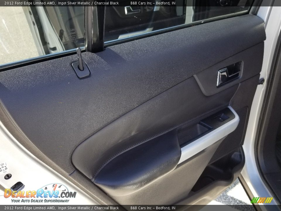 2012 Ford Edge Limited AWD Ingot Silver Metallic / Charcoal Black Photo #16