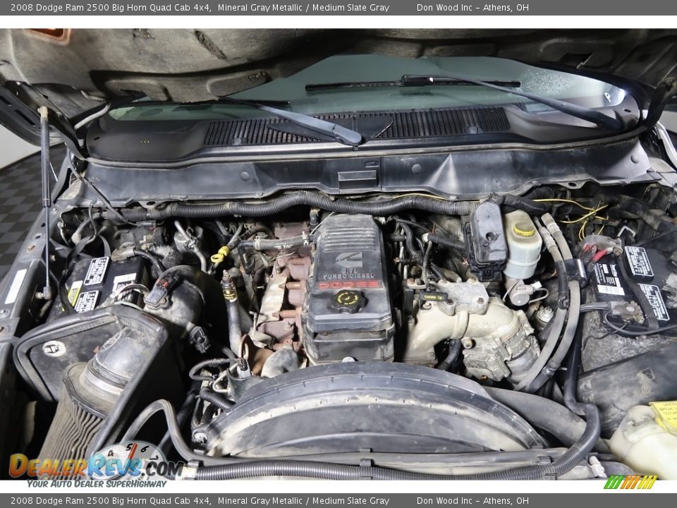 2008 Dodge Ram 2500 Big Horn Quad Cab 4x4 Mineral Gray Metallic / Medium Slate Gray Photo #31