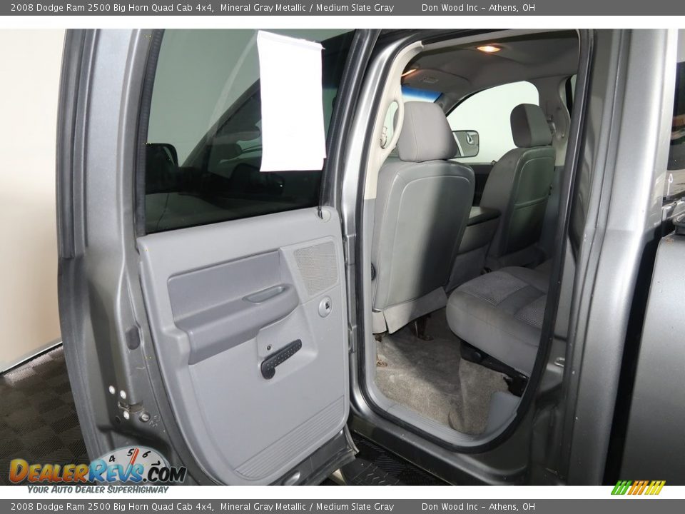 2008 Dodge Ram 2500 Big Horn Quad Cab 4x4 Mineral Gray Metallic / Medium Slate Gray Photo #33