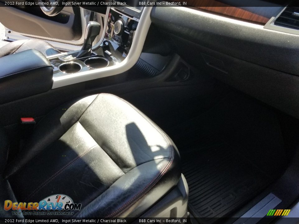 2012 Ford Edge Limited AWD Ingot Silver Metallic / Charcoal Black Photo #21
