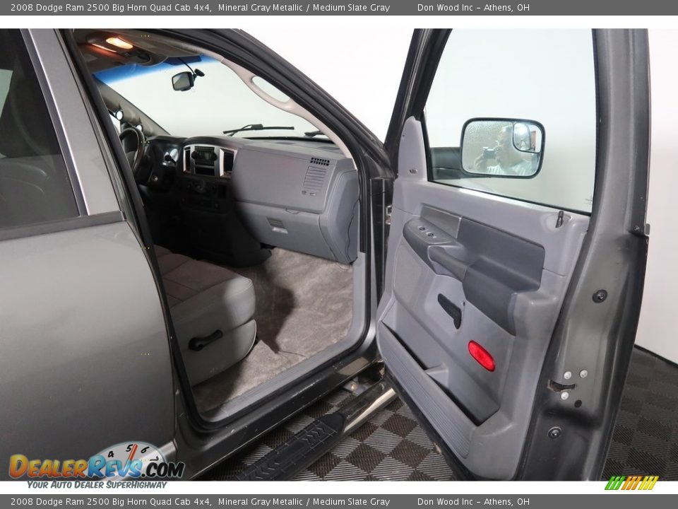 2008 Dodge Ram 2500 Big Horn Quad Cab 4x4 Mineral Gray Metallic / Medium Slate Gray Photo #35