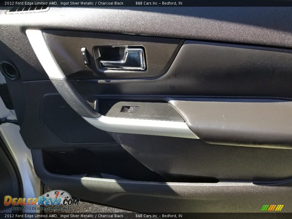 2012 Ford Edge Limited AWD Ingot Silver Metallic / Charcoal Black Photo #22