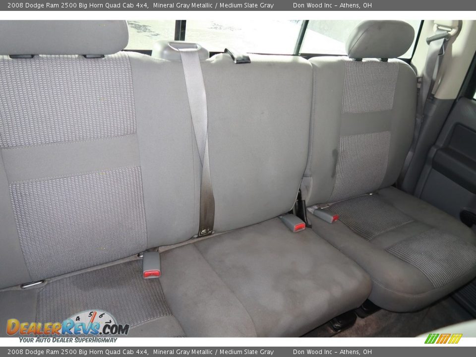 2008 Dodge Ram 2500 Big Horn Quad Cab 4x4 Mineral Gray Metallic / Medium Slate Gray Photo #36