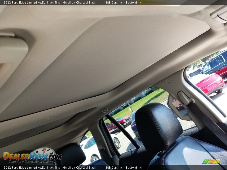 2012 Ford Edge Limited AWD Ingot Silver Metallic / Charcoal Black Photo #23