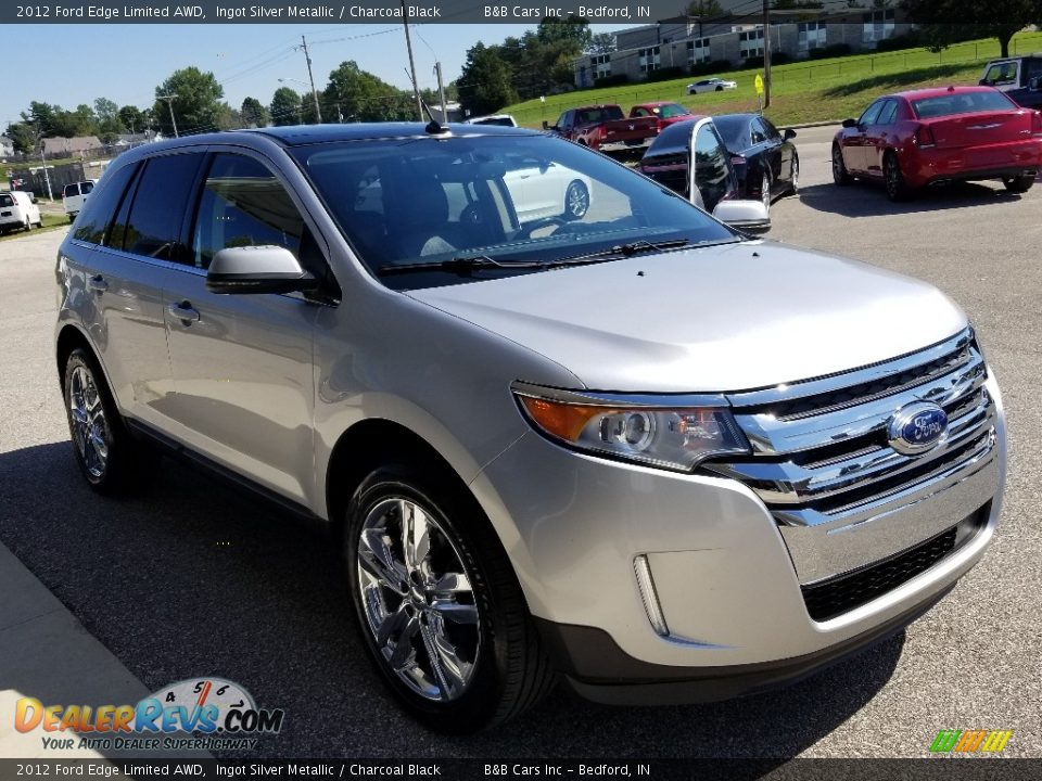 2012 Ford Edge Limited AWD Ingot Silver Metallic / Charcoal Black Photo #24