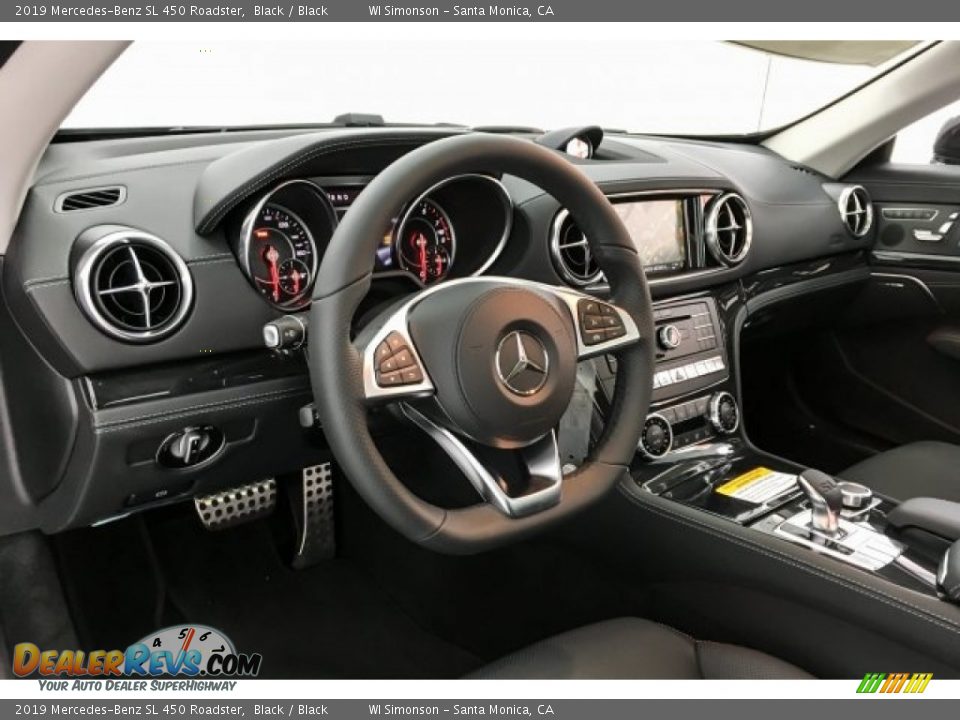 Dashboard of 2019 Mercedes-Benz SL 450 Roadster Photo #4