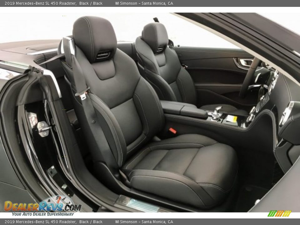 Black Interior - 2019 Mercedes-Benz SL 450 Roadster Photo #5
