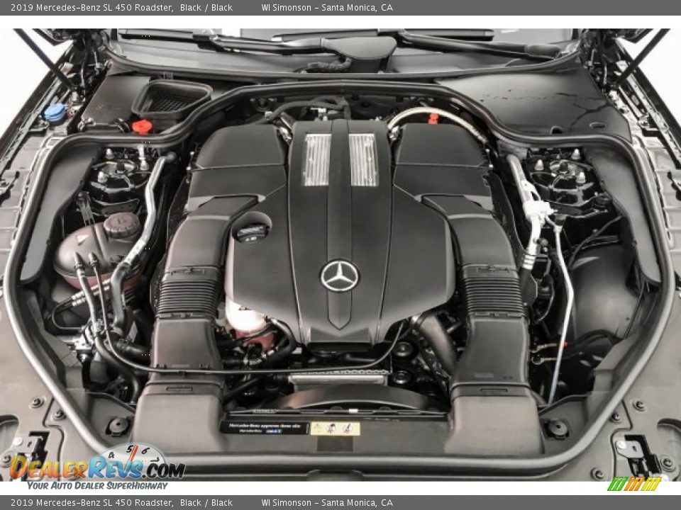 2019 Mercedes-Benz SL 450 Roadster 3.0 Liter DI biturbo DOHC 24-Valve VVT V6 Engine Photo #8