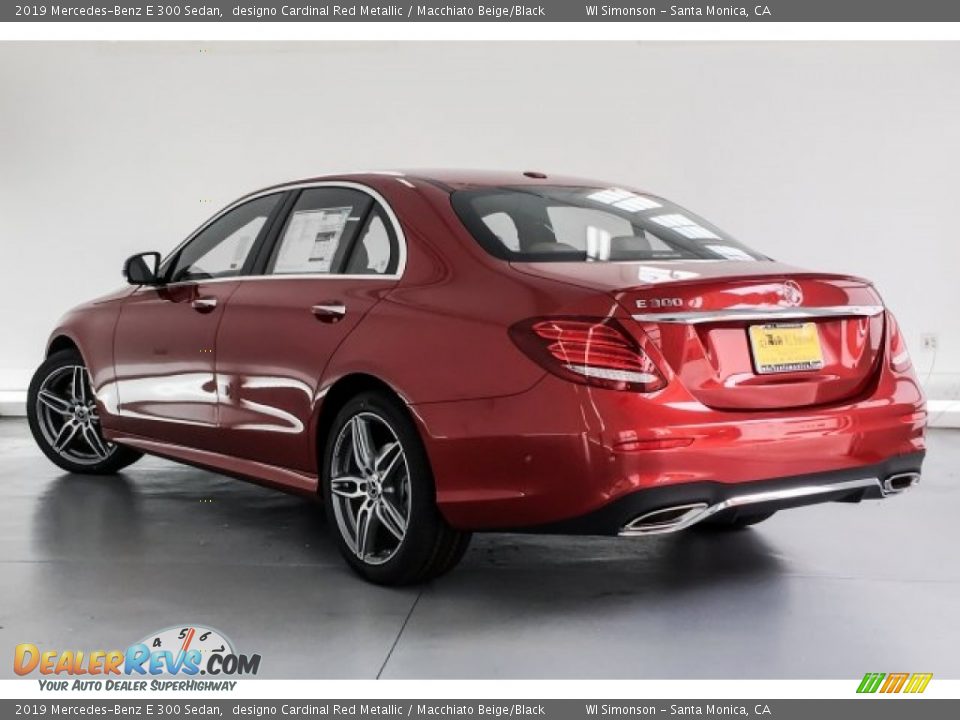 2019 Mercedes-Benz E 300 Sedan designo Cardinal Red Metallic / Macchiato Beige/Black Photo #2