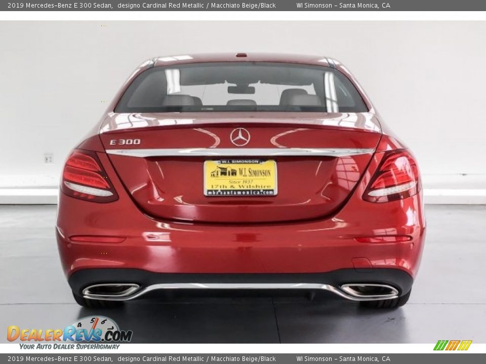 2019 Mercedes-Benz E 300 Sedan designo Cardinal Red Metallic / Macchiato Beige/Black Photo #3