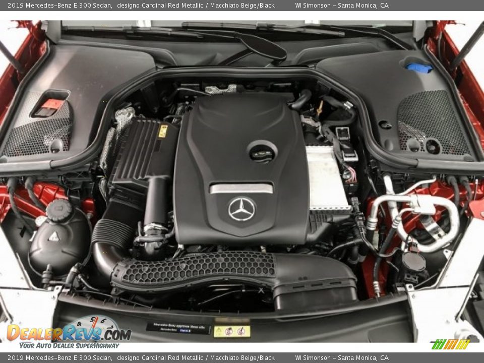 2019 Mercedes-Benz E 300 Sedan designo Cardinal Red Metallic / Macchiato Beige/Black Photo #8