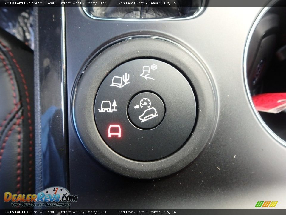 2018 Ford Explorer XLT 4WD Oxford White / Ebony Black Photo #16