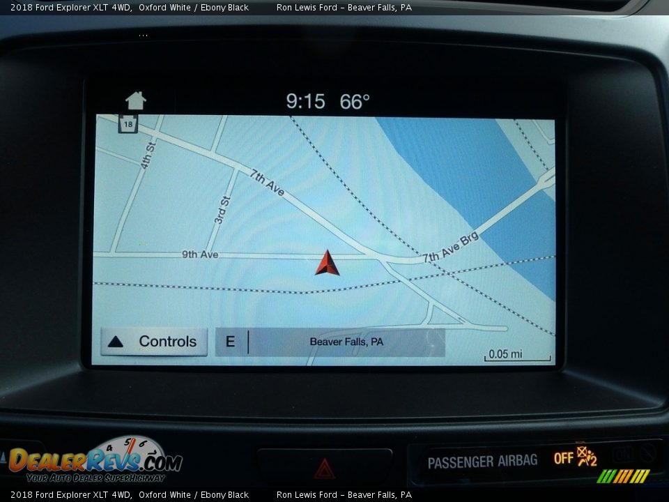 2018 Ford Explorer XLT 4WD Oxford White / Ebony Black Photo #19