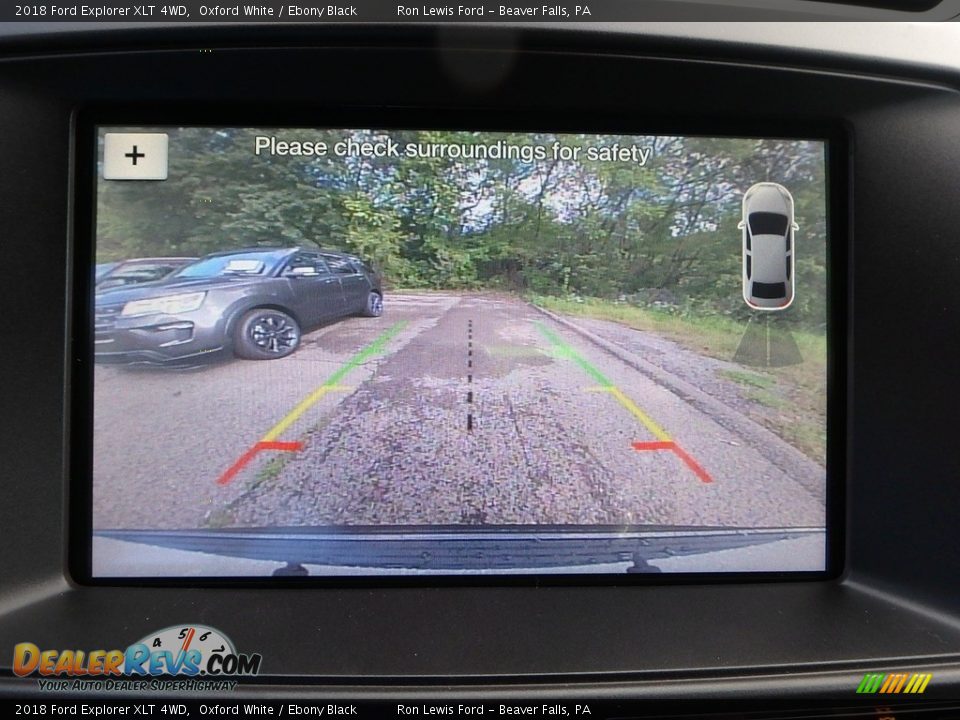 2018 Ford Explorer XLT 4WD Oxford White / Ebony Black Photo #20